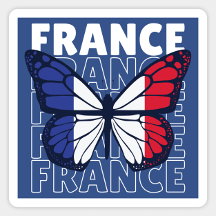 I Love France // French Flag // French Pride Magnet